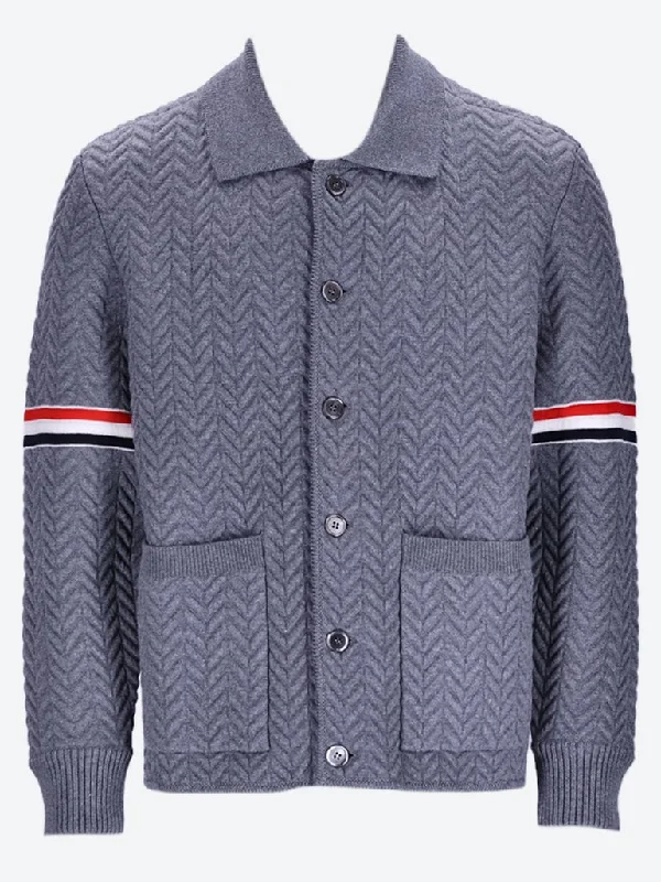 Fashion Expert Herringbone wool jacket