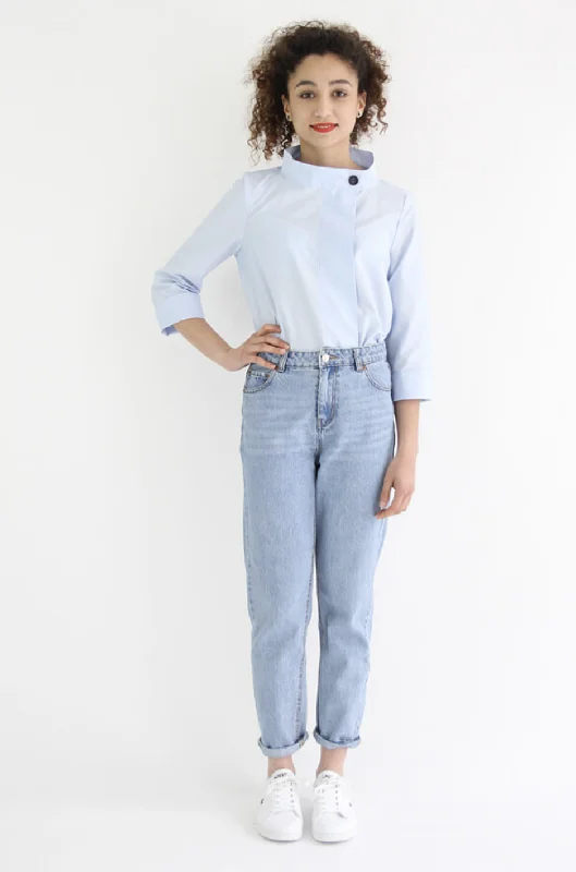 Age-reducing Style I AM Patterns Libellule Shirt, Dress & Jacket