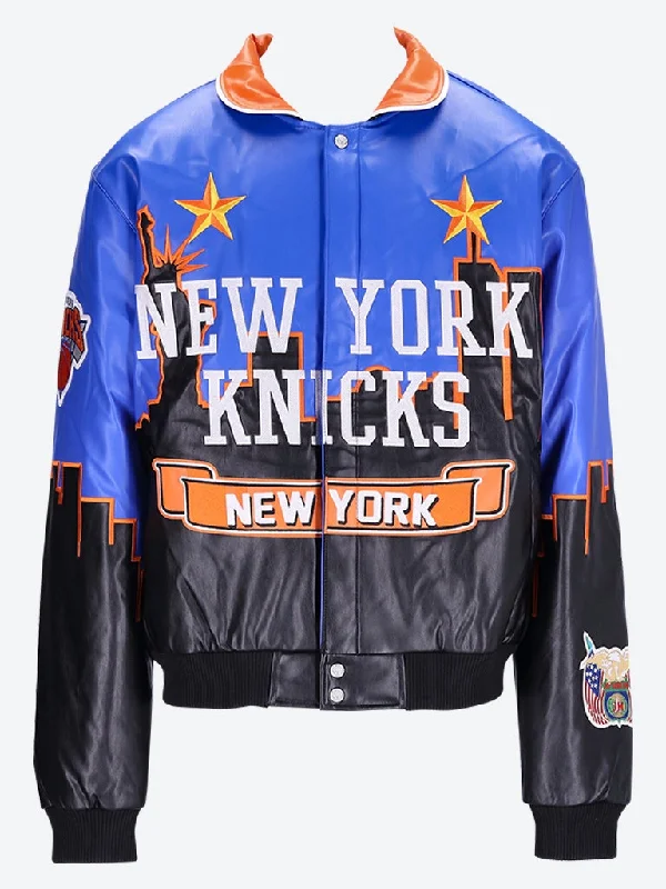 Cozy Layers Skyline ny knicks jacket