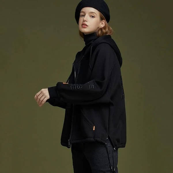 Everyday Style Letter Jacket Fashion New Women Pocket Drawstring Minority 2020 Winter Pleated Solid Color Elegant Loose Coat Everyday Style Letter Jacket Fashion New Women Pocket Drawstring Minority 2020 Winter Pleated Solid Color Elegant Loose Coat