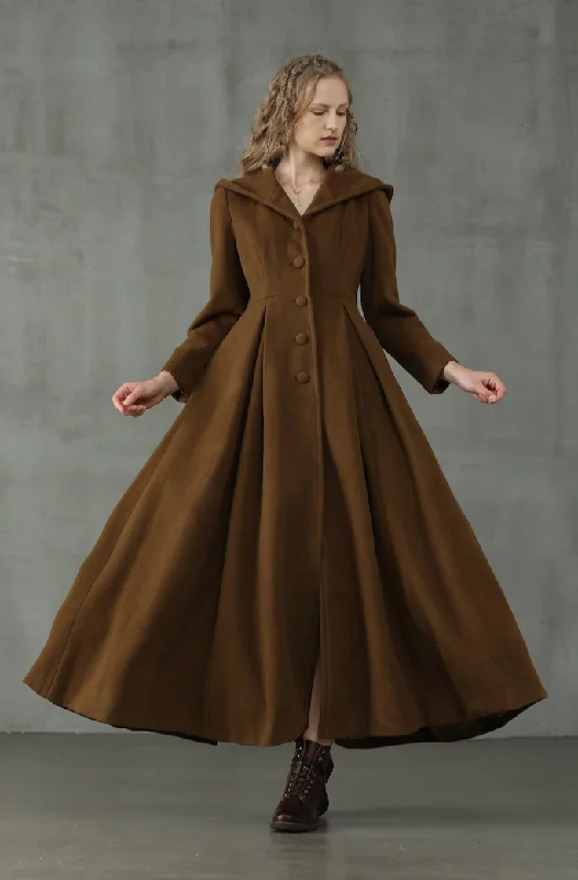 Comfortable Sweaters My Fair Lady 26 | Hooded Wool Coat