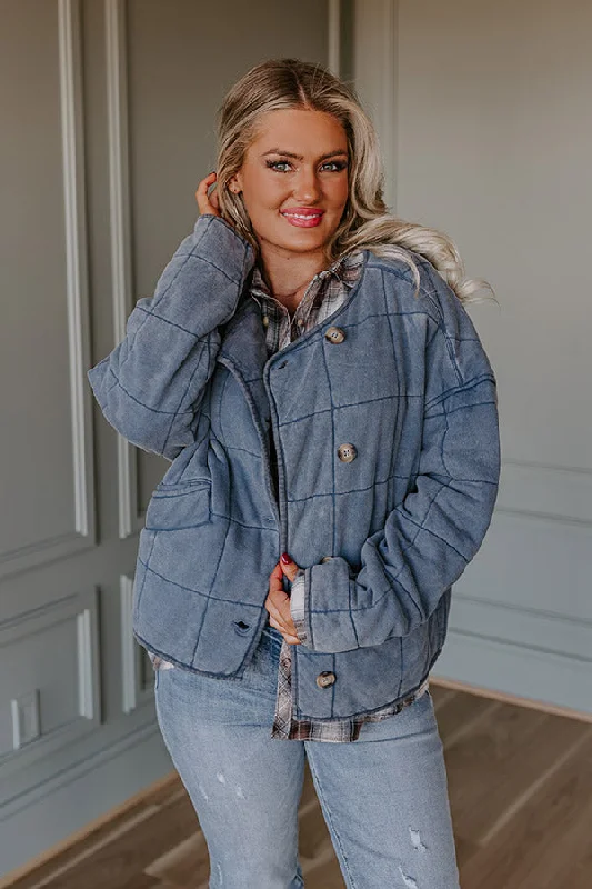 Comfy Chic Wear Quiet Countryside Quilted Jacket