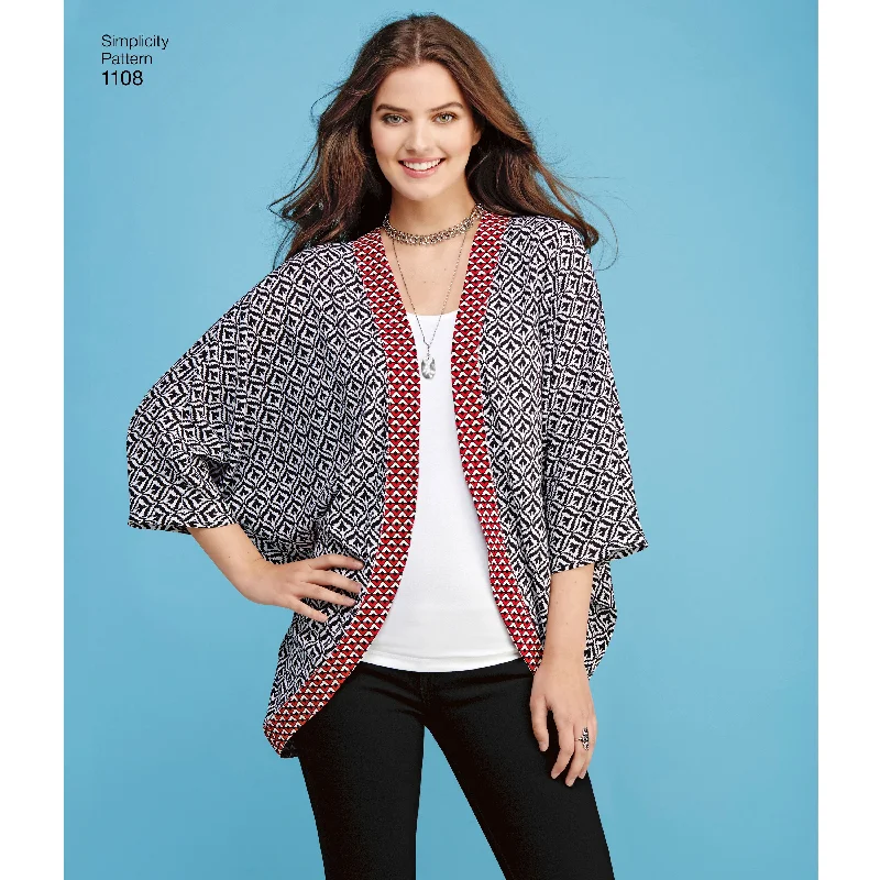 Soft Fabrics Simplicity Robes S1108