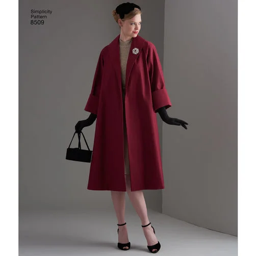 Stylish Fit Simplicity Vintage Coat or Jacket S8509