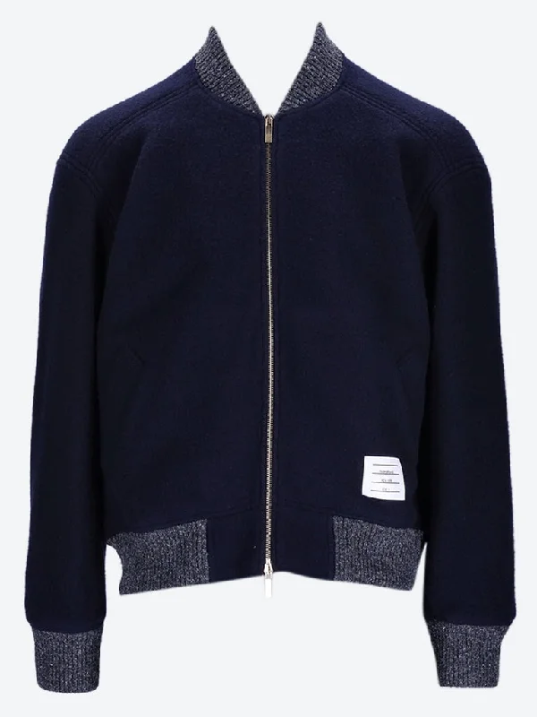 Ultra-lightweight Wool fleece bomber