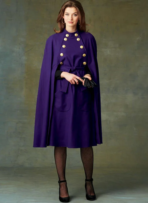 Basic Comfort Vogue Cape and Belt V9288