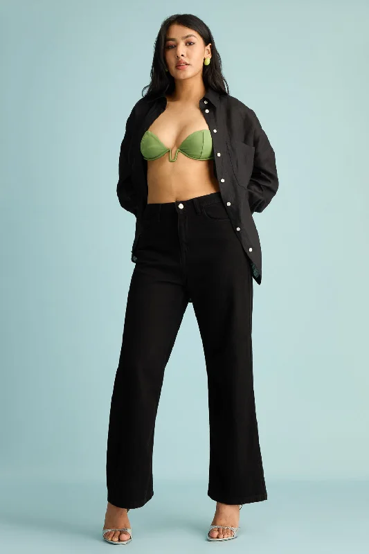 Autumn Selection Ebony Wide Fit Jeans