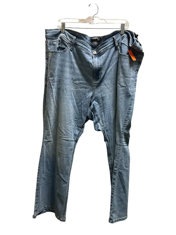 Trendy Comfort Wear Jeans Boot Cut By Torrid In Blue Denim, Size: 24