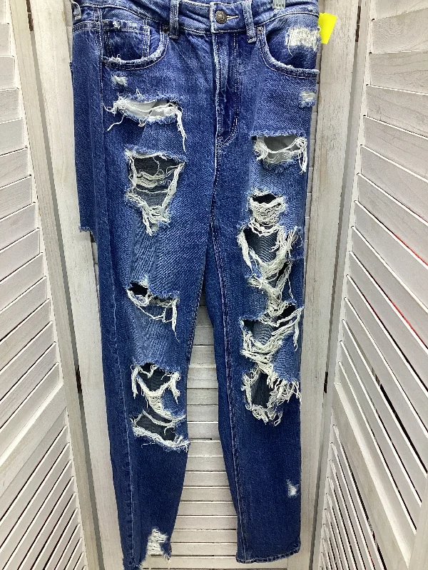 New Autumn And Winter Styles Jeans Boyfriend By American Eagle In Blue Denim, Size: 2