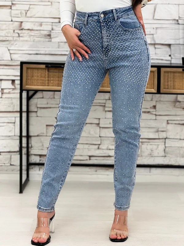Relaxed And Casual Jeans CLARISSE - BLEU