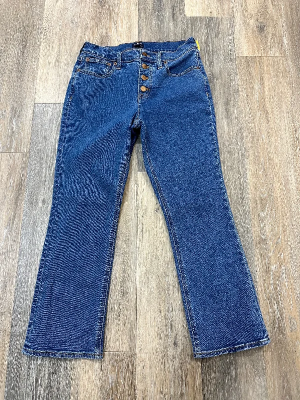 Casual And Comfortable Jeans Cropped By J. Crew In Blue Denim, Size: 2