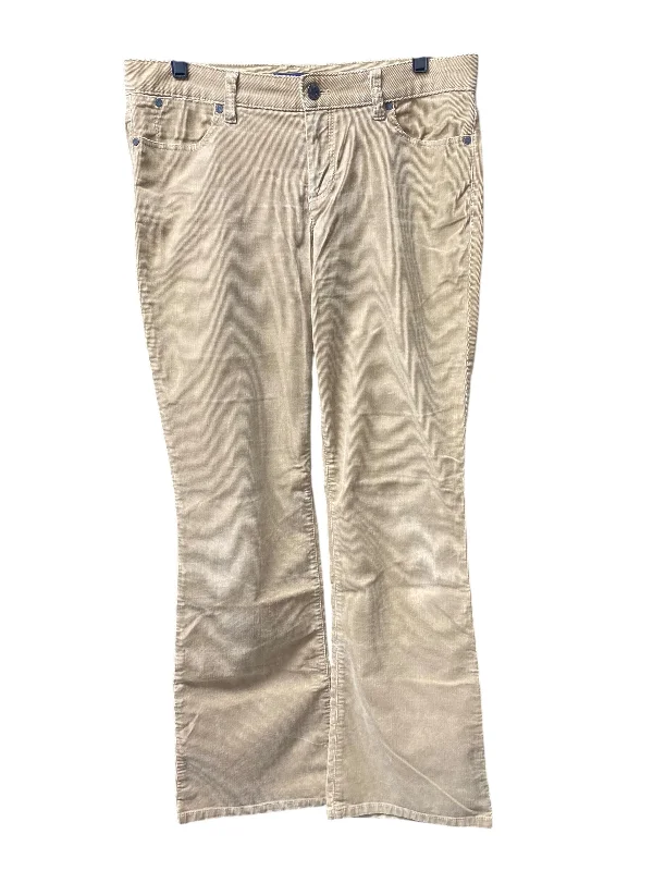 Advanced Design Jeans Flared By Talbots In Tan, Size: 10
