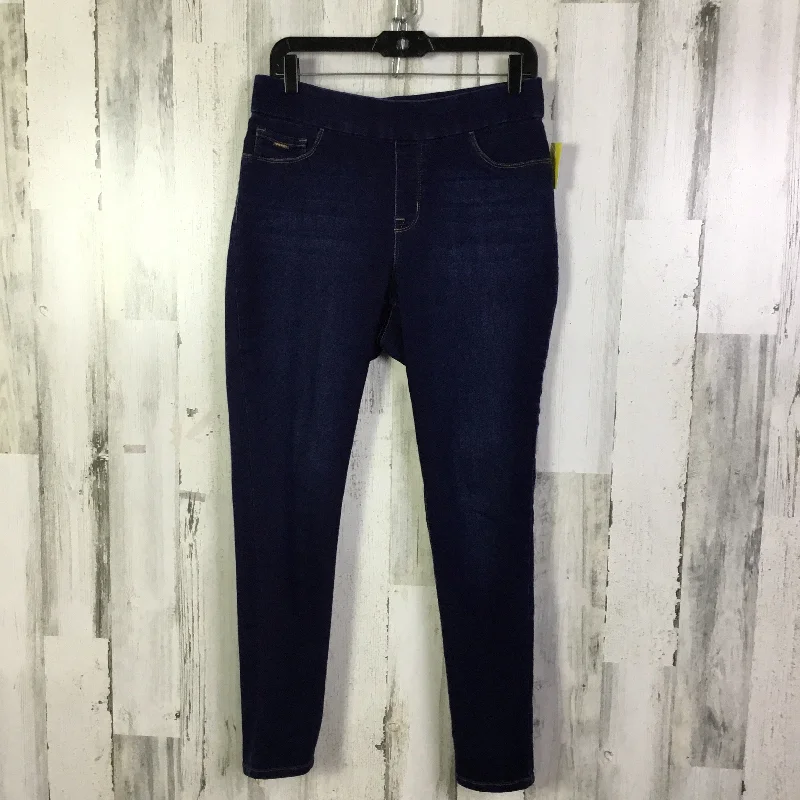 Elegant Wear Jeans Jeggings By Nine West Apparel In Blue Denim, Size: 12