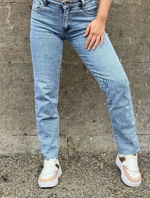 Design And Tailoring Jeans mom LIA - BLEU