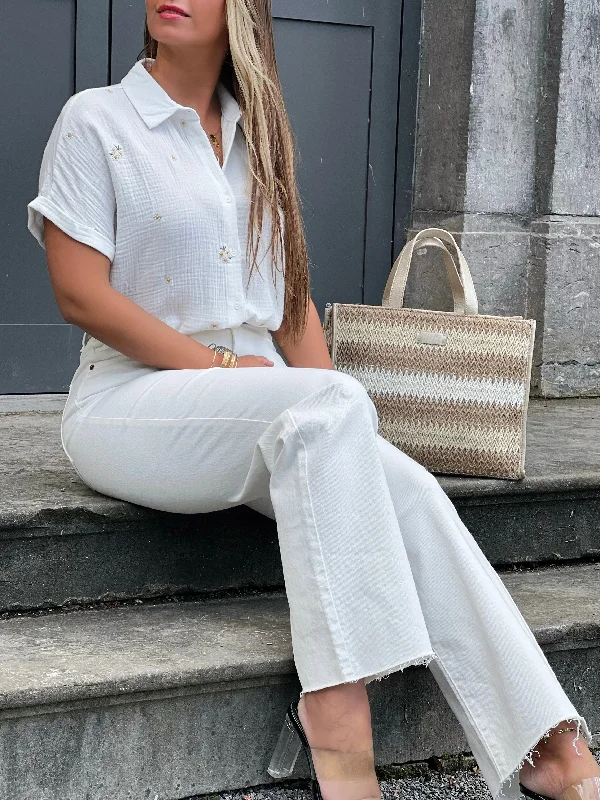 Carefree Jeans LOLA - BLANC