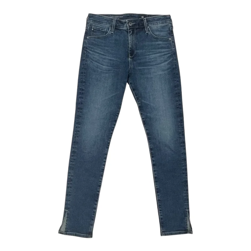 Simple Matching Jeans Skinny By Adriano Goldschmied In Blue Denim, Size:6