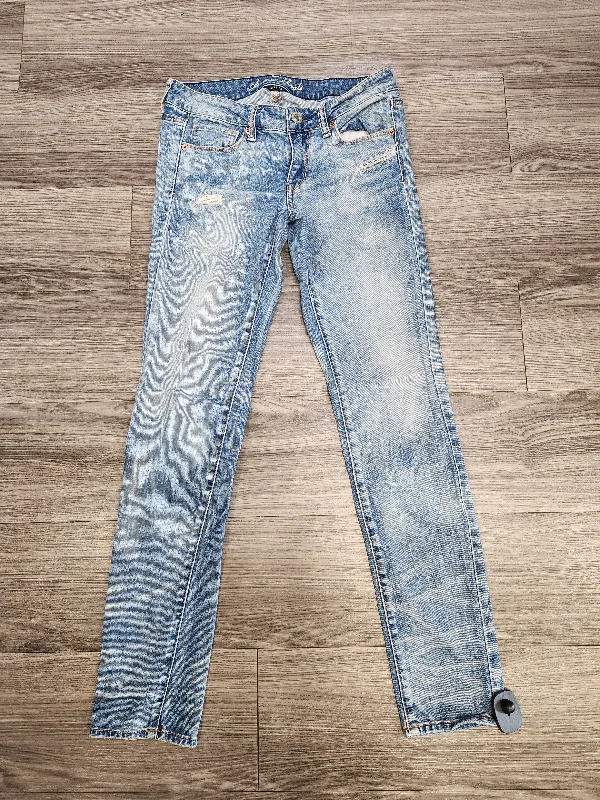 Classic Series Jeans Skinny By American Eagle In Blue, Size: 6