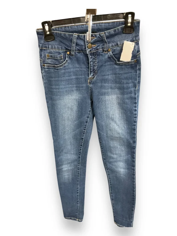 Noble And Elegant Jeans Skinny By D Jeans In Blue Denim, Size: 4