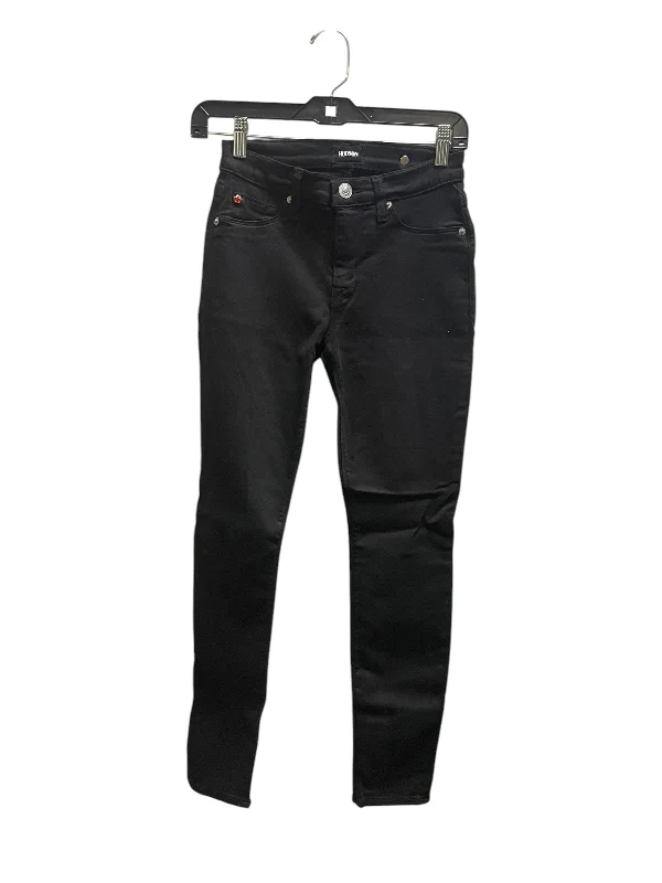 Slightly Flared Design Jeans Skinny By Hudson In Black, Size: 0