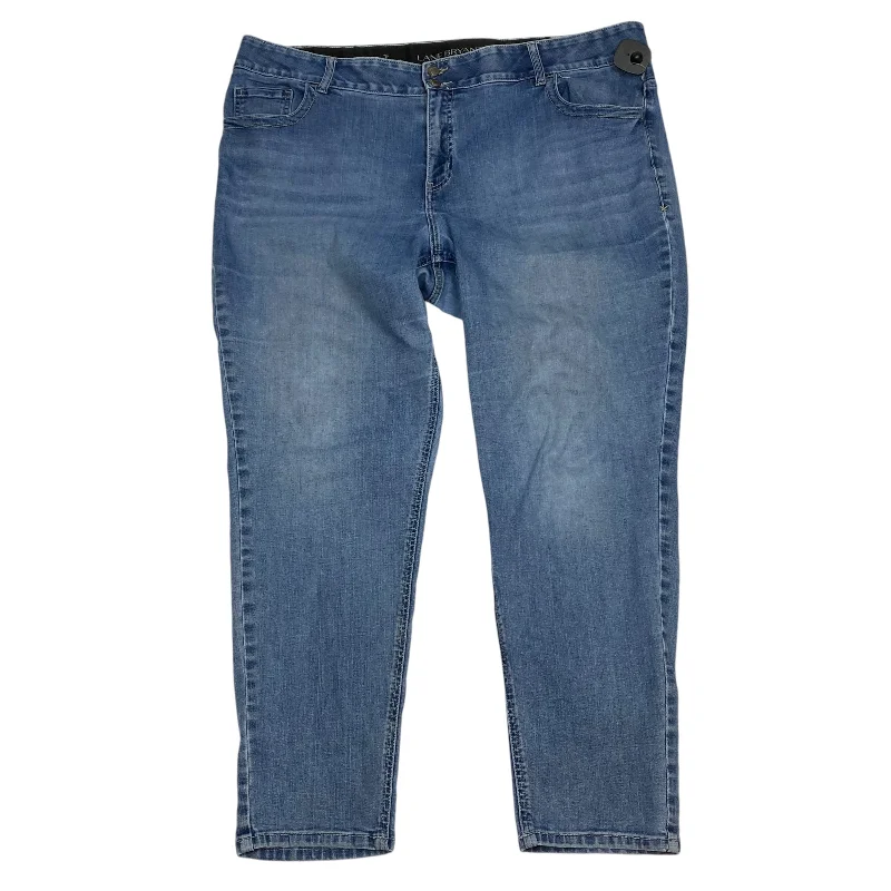 Windbreaker fashion Jeans Skinny By Lane Bryant In Blue Denim, Size: 24