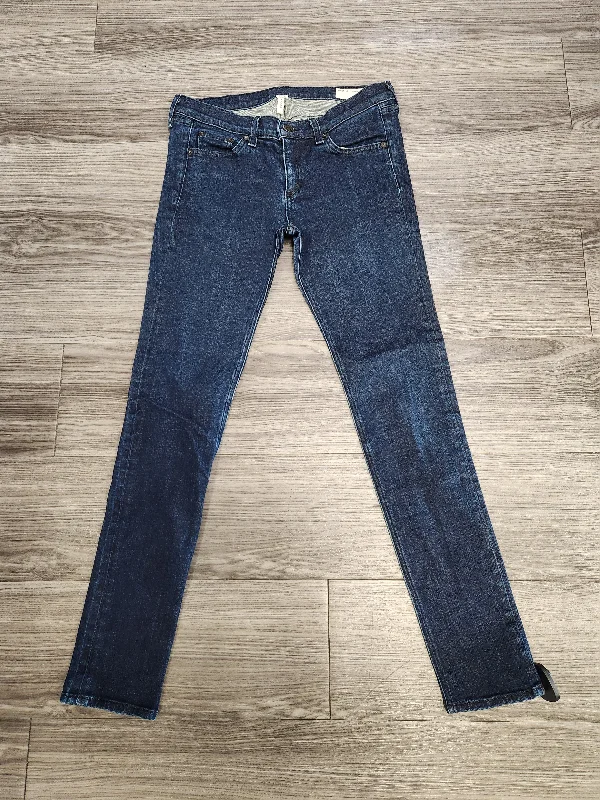 Free And Comfortable Jeans Skinny By Rag & Bones Jeans In Blue, Size: 8