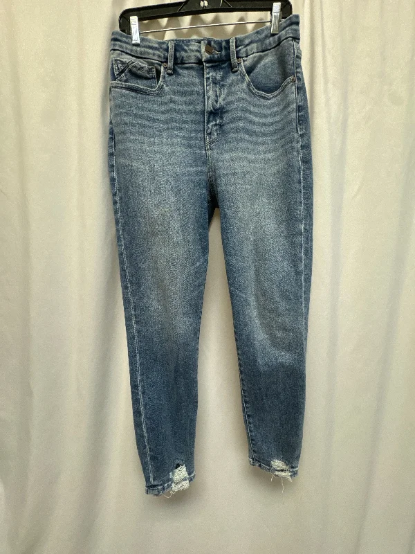 Fashionable In The Times Jeans Straight By Buckle Black In Blue, Size: 12