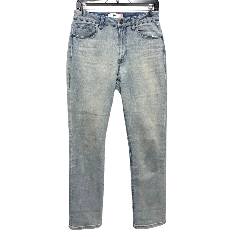 Exquisite Tailoring Jeans Straight By Cabi In Blue Denim, Size: 2