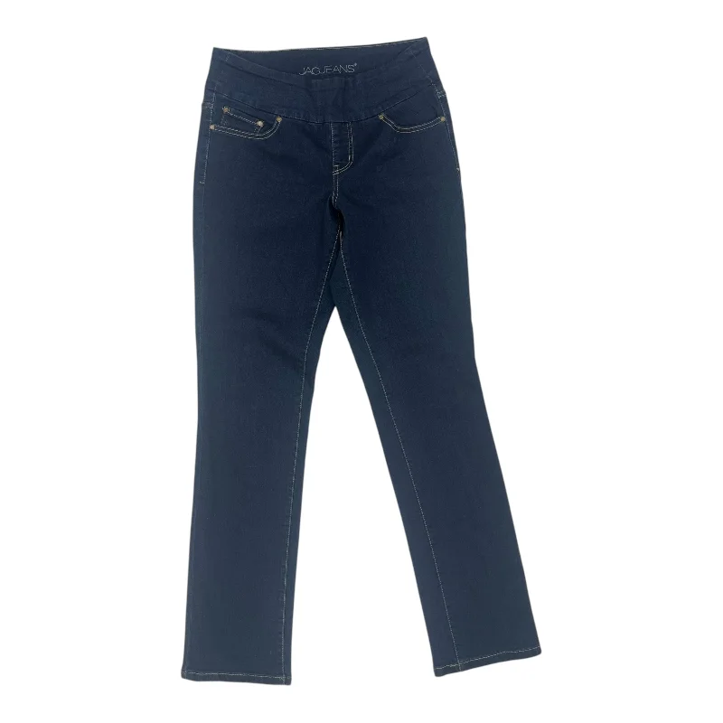 Classic Color Jeans Straight By Jag In Blue Denim, Size:8
