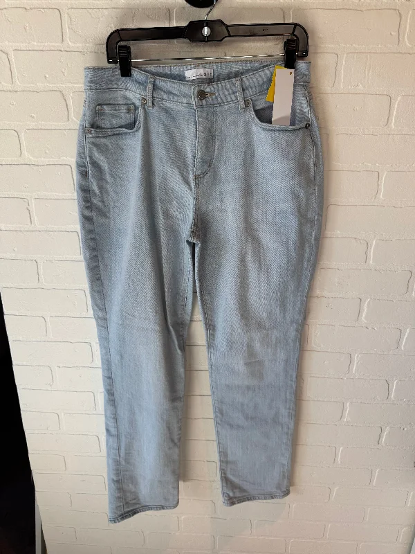 Soft Wear Jeans Straight By Loft In Blue Denim, Size: 8