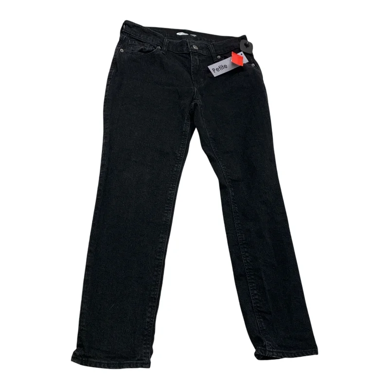 French Style Jeans Straight By Old Navy In Black, Size: 2p
