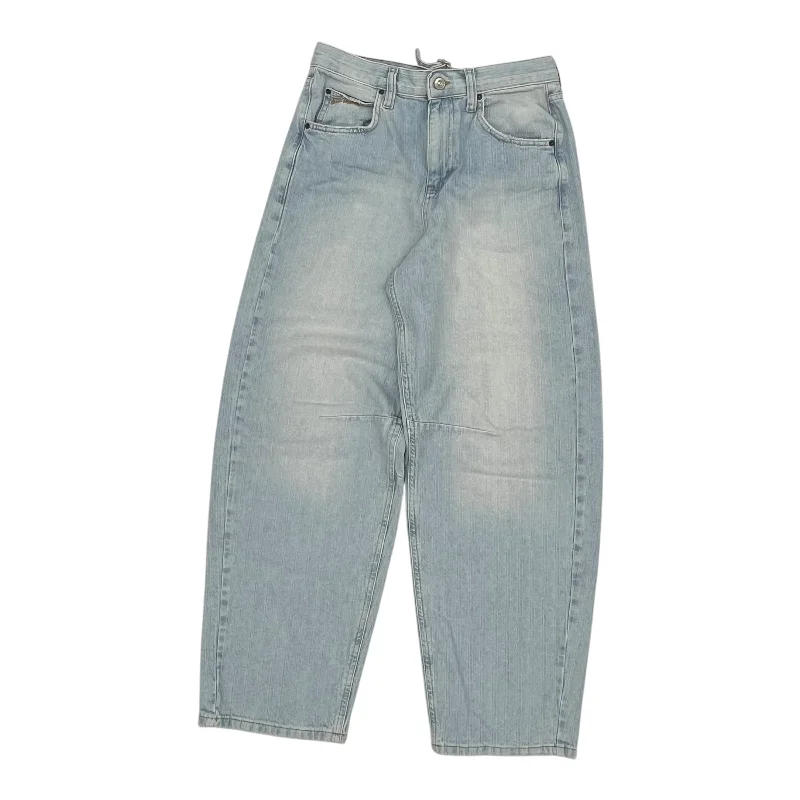 Breathable Design Jeans Wide Leg By Bdg In Blue Denim, Size:14