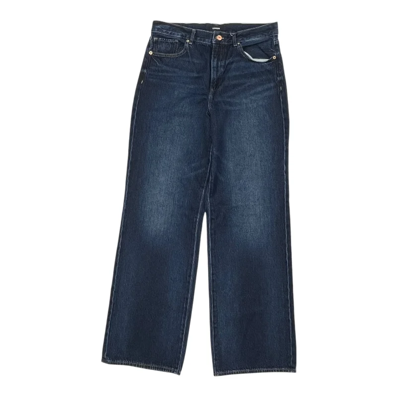 Personalized Outfit Jeans Wide Leg By Express In Blue Denim, Size:10