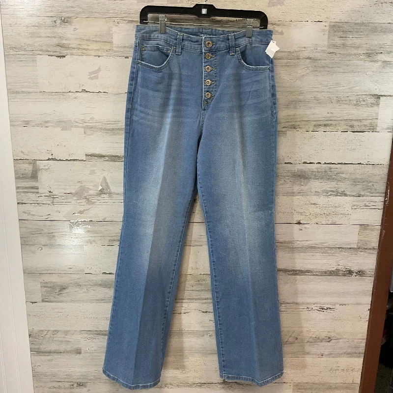 Youthful Jeans Wide Leg By Inc In Blue Denim, Size: 12