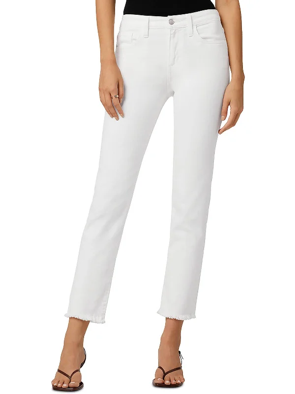 Comfortable Sweaters Lara Womens Ankle Straight Cigarette Jeans