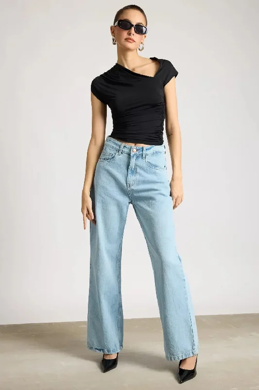 Fashion Innovation Denim Skyline Straight Jeans