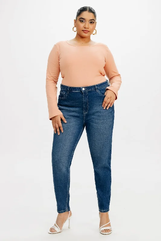 Relaxed Fit Wear Mid Dark Skinny Jeans