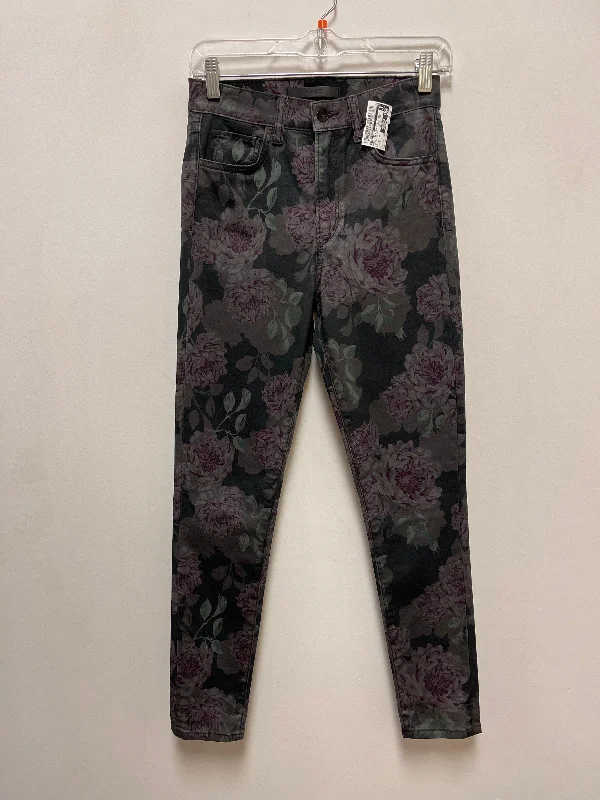 Stylish Casuals Pants Designer By Joes Jeans In Floral Print, Size: 2