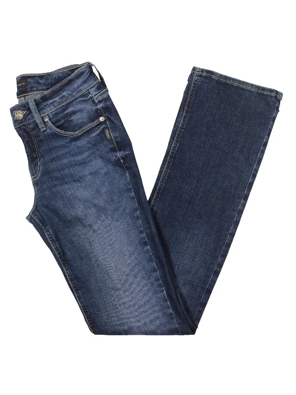 Elegant And Elegant Suki Womens Denim Mid Rise Bootcut Jeans