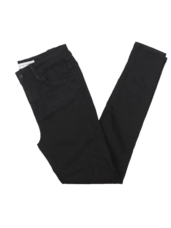 Easy Chic Womens Ankle High Rise Skinny Jeans