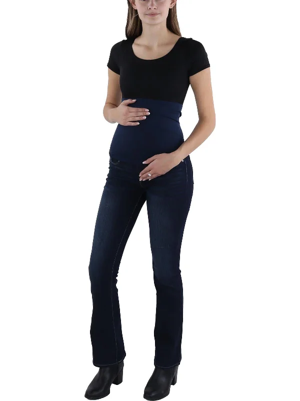 Fashionable Comfort Womens Crop Straight Leg Straight Leg Jeans