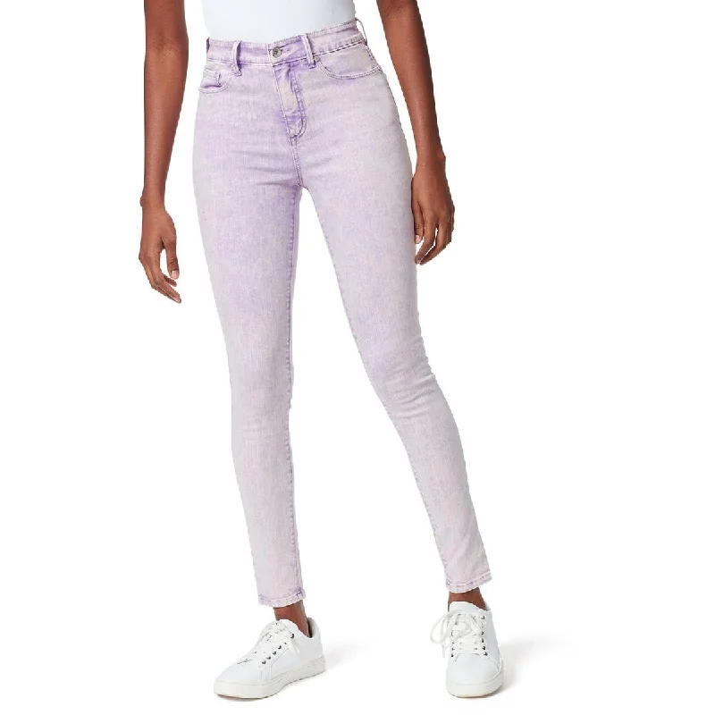 Smart Comfort Womens Denim Faded Skinny Jeans