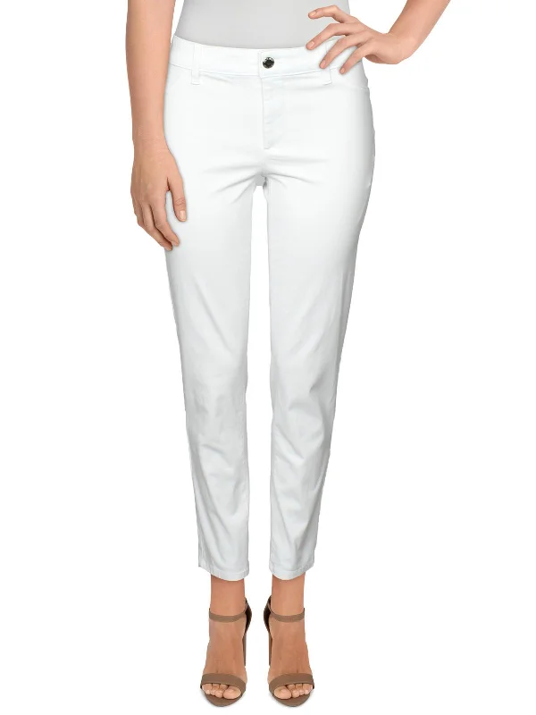 Cozy Chic Trends Womens Denim Mid-Rise Straight Leg Jeans