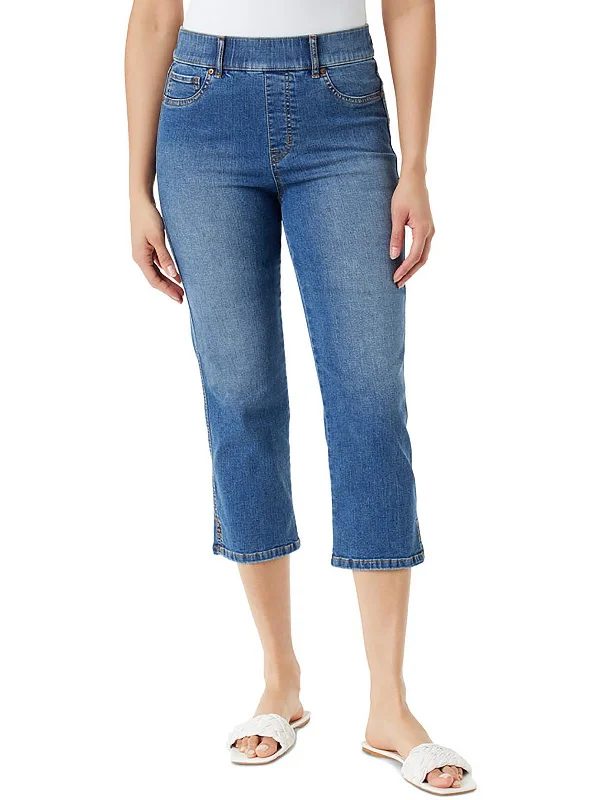 Soft Style Womens Denim Slimming Capri Jeans