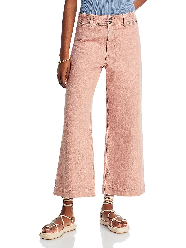 Sports Cool Womens High Rise Denim Ankle Jeans