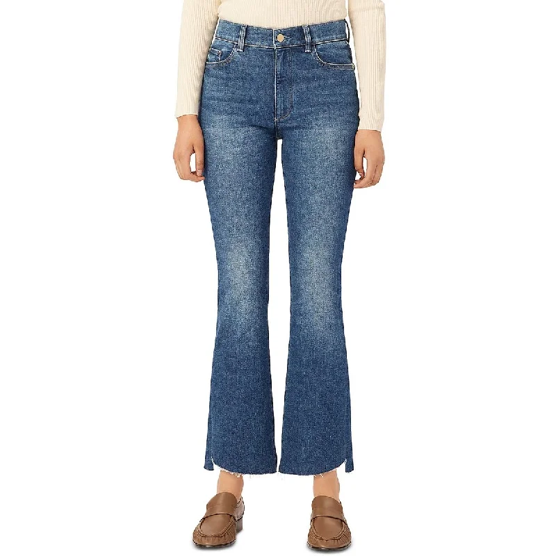 Casual Fit Womens High Rise Denim Bootcut Jeans