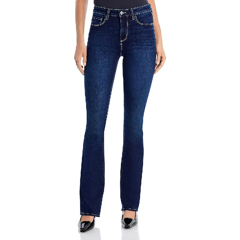 End Of The Year Womens Mid Rise Boot Cut Bootcut Jeans