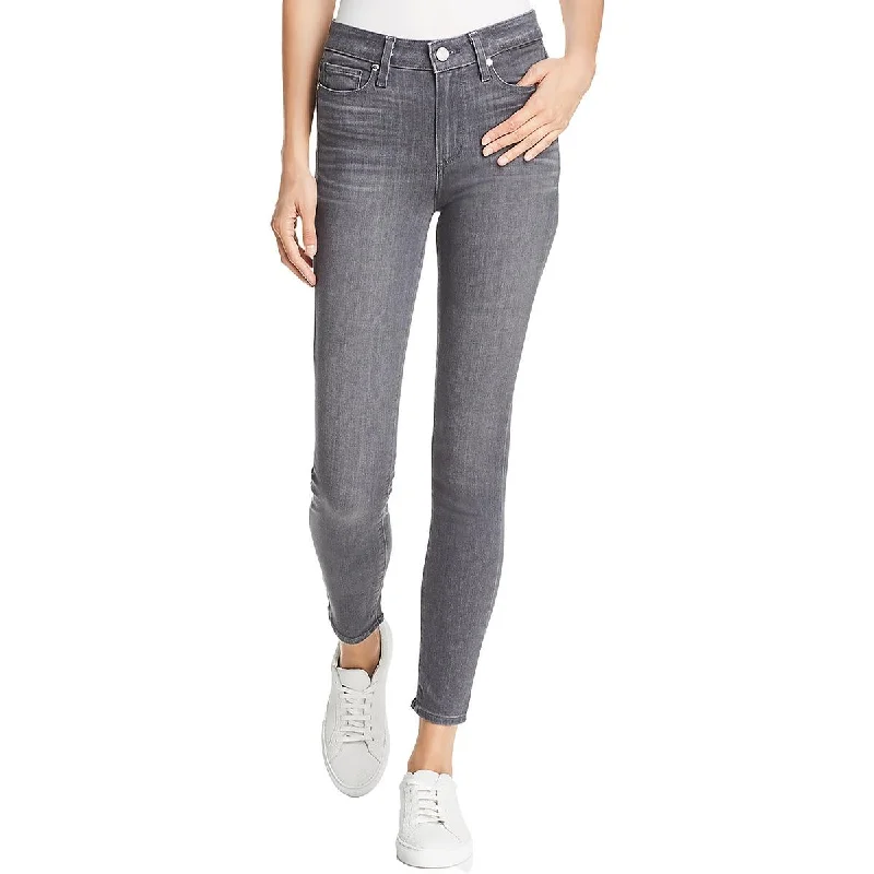 High-quality Styles Womens Mid Rise Faded Ankle Jeans