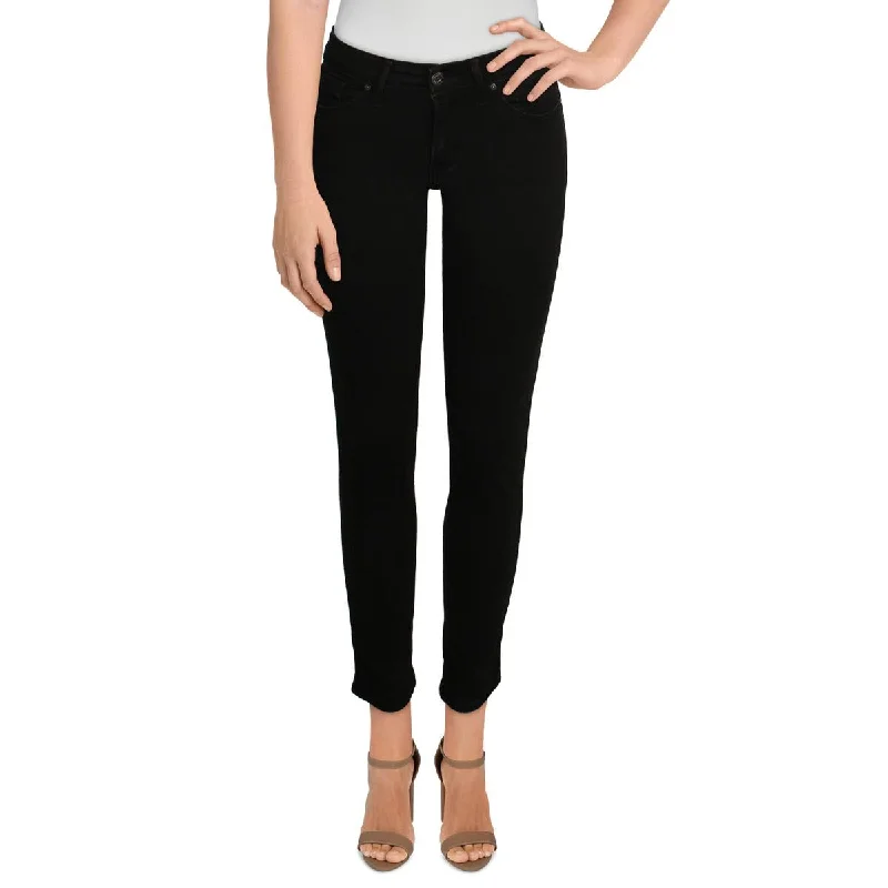 College Style Womens Mid-Rise Skinny Leg Skinny Jeans