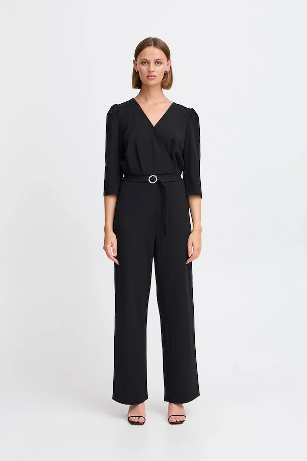 Relaxed Fits Abby Jumpsuit (Black)