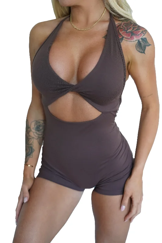 Soft Clothing CEE JUMPSUIT - BROWN
